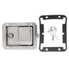 Stainless Steel Toolbox Lock RV Handle Latch Paddle Lock with 2 Keys for Trailer Truck