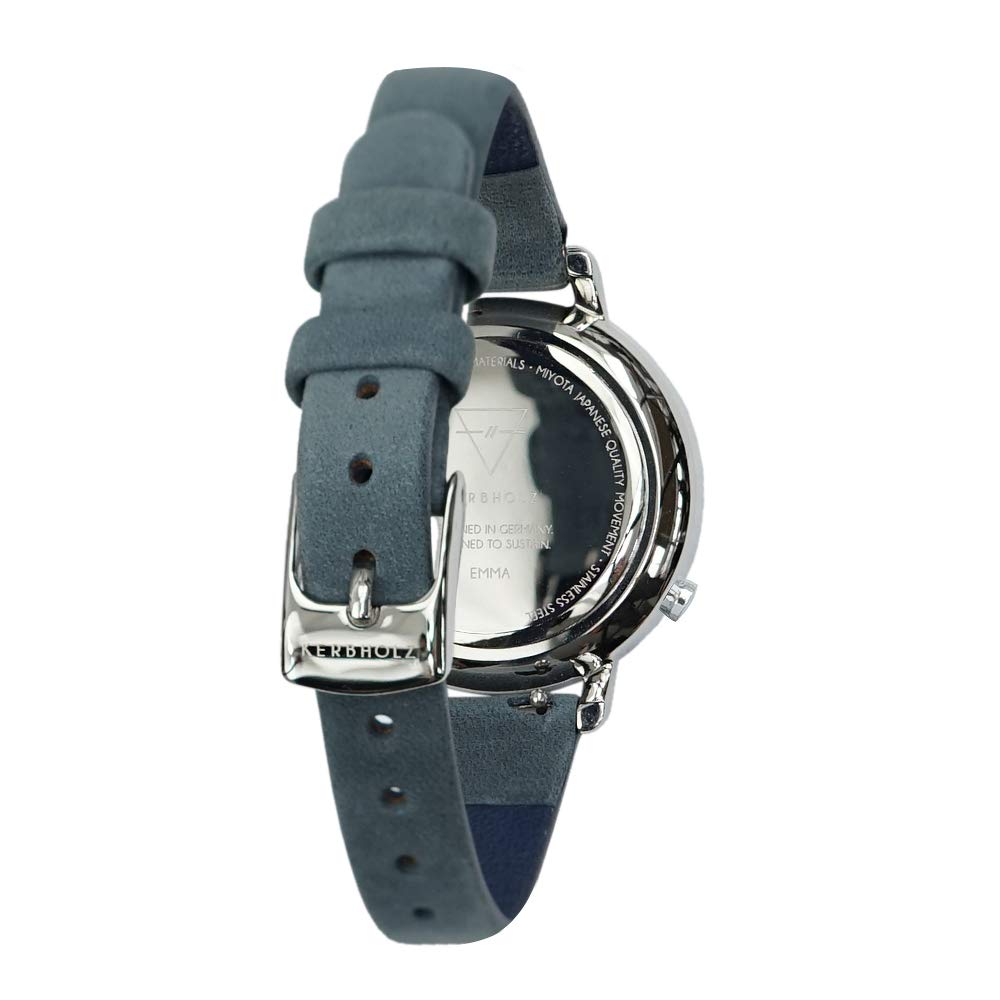 KERBHOLZ EMMA Natural Wood Watch WEMM1699 for Women [Official Import]