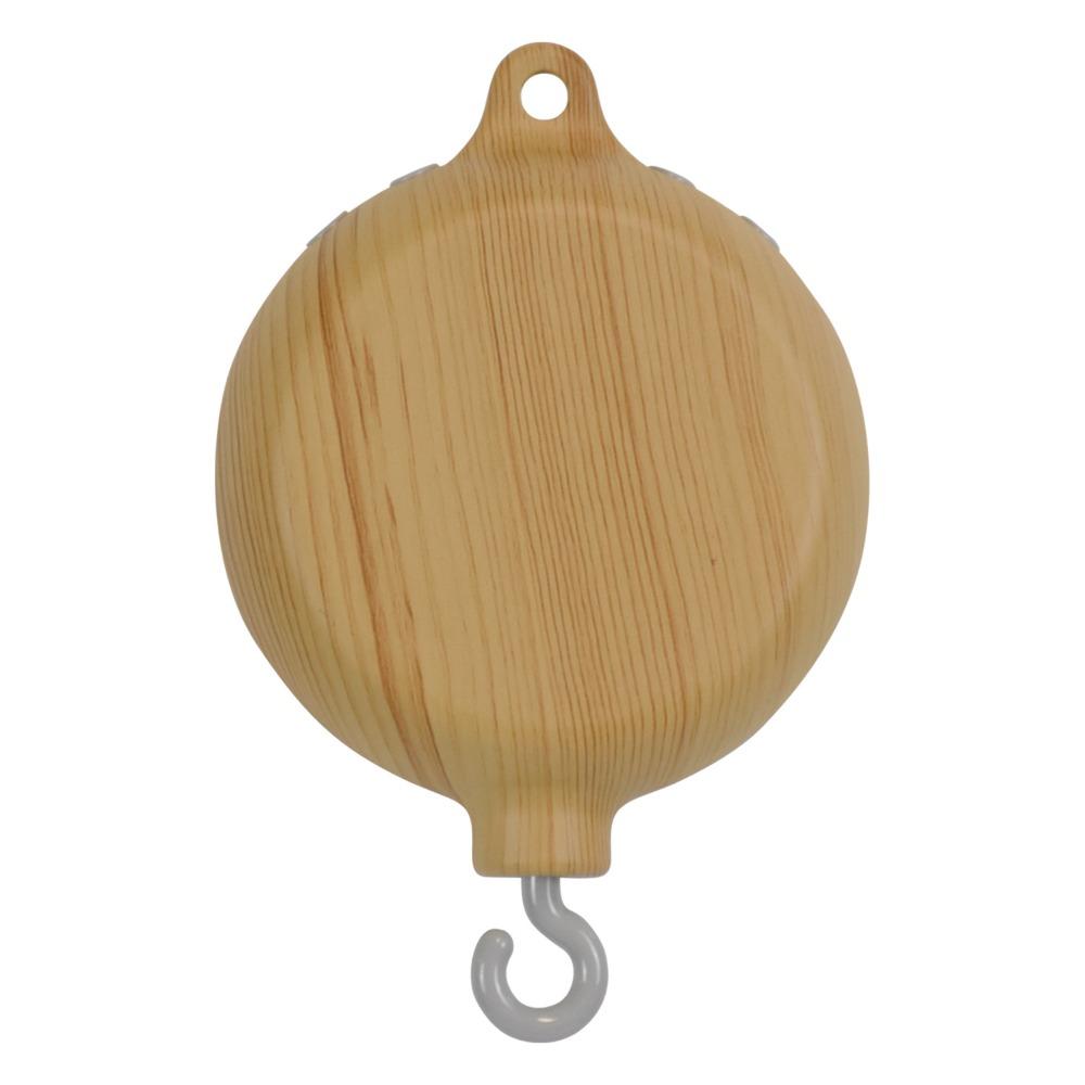 Clamp Mount Baby Crib Mobile Wood Grain Infant Bed Decor Detachable Bed Hanging Toy Infant Bed