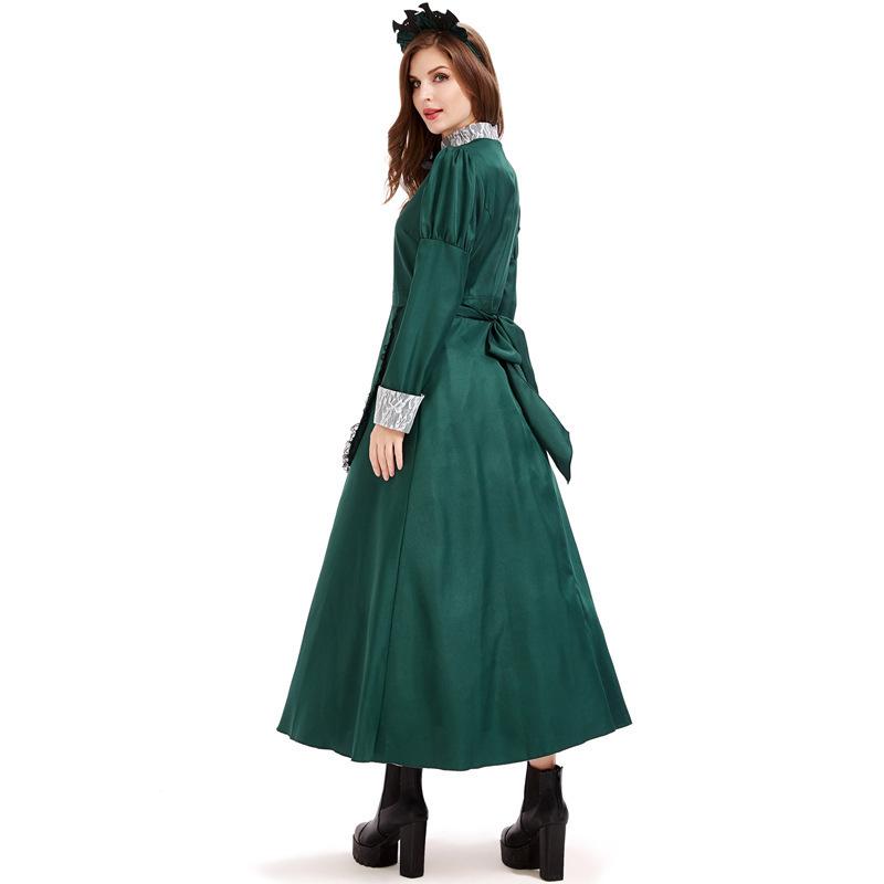 Cosplay 10.10 million holiday costume cosplay castle bat servant butler suit, European waist long-sleeved dress