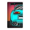 Полиэстеровая настенная табличка JDM Racing Cars Автодекор Подарок
