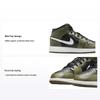 Кроссовки Air 1 Mid GS Medium Olive для детей, зеленые, черные, белые DQ8423-092