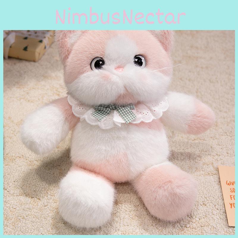 Реалистичная плюшевая игрушка кошка калико, мягкая набивная игрушка для девочек, декор для детской комнаты и подарки на день рождения