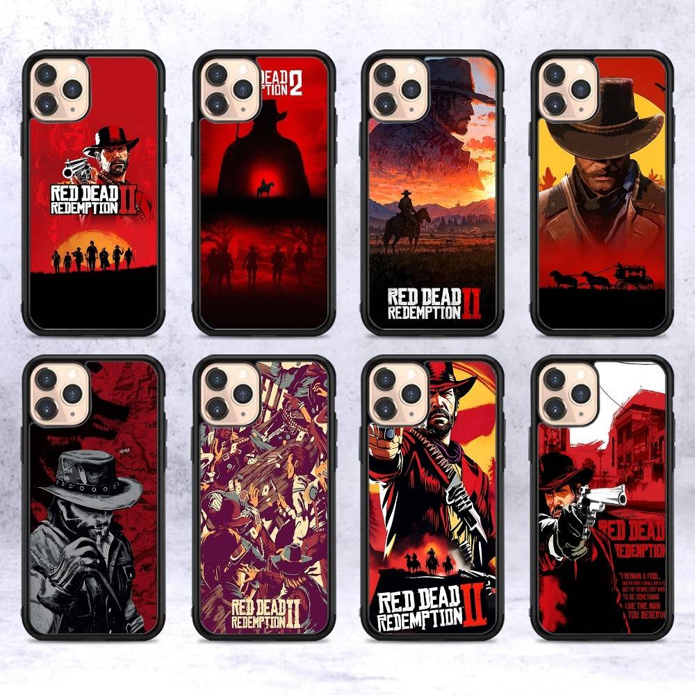 Чехол для телефона Red Dead R-Redemption Для IPhone 17 16 Pro Max Air 13 12 Mini 14 15 Plus 11 PC+TPU Задняя крышка