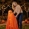 Halloween Glowing and Pumpkin Decoration for Indoor Outdoor House Party