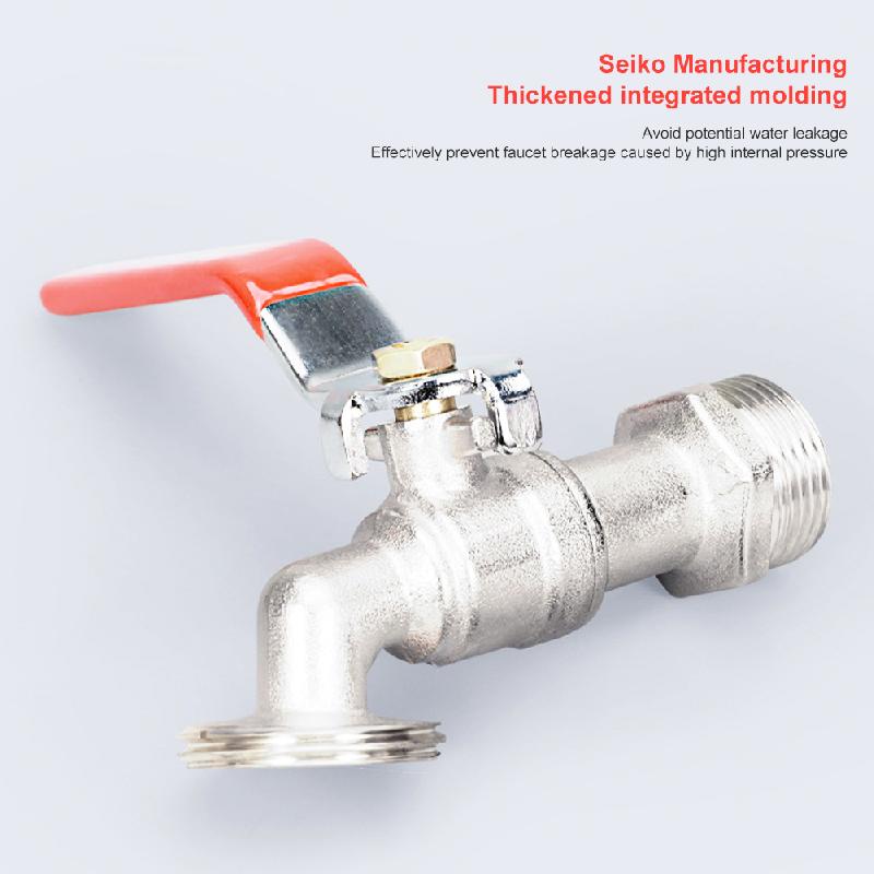 Адаптер для крана бака IBC UYANGG S60X6 с крупной резьбой для садового крана с быстрым соединением, клапан для бака из сплава, 1000 литров, клапан для аксессуаров для бака IBC