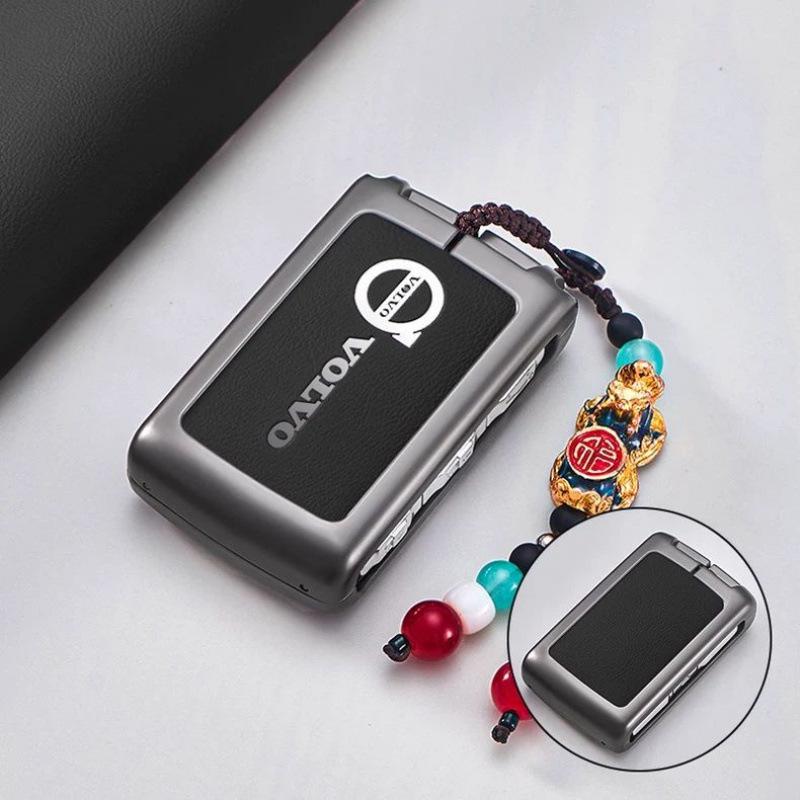 Чехол для ключа Volvo: Совместимо с XC60, S90, S60, XC90, XC40 - Сумка с модифицированной пряжкой