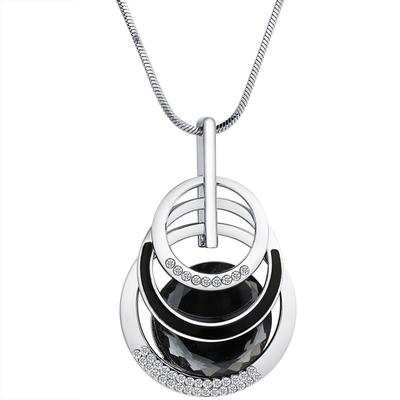 Длинные Ожерелья Кулоны для Женщин Collier Femme Круглые Заявление Colar Maxi Модные Украшения KTJ
