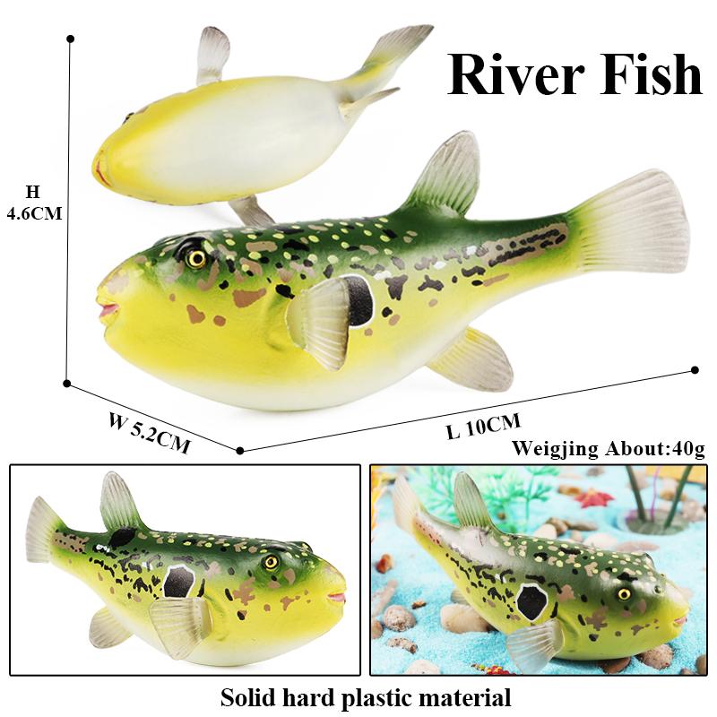 Oenux Морские животные Коралл Осьминог Наутилоидея Краб Морская звезда Океан Модель Фигурки Образовательная Коллекция Игрушка Детский Подарок