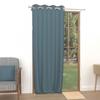 Plain, Wrinkle-free Eyelet Curtain 135X250 ALIX Celadon Blue, by Soleil D'ocre