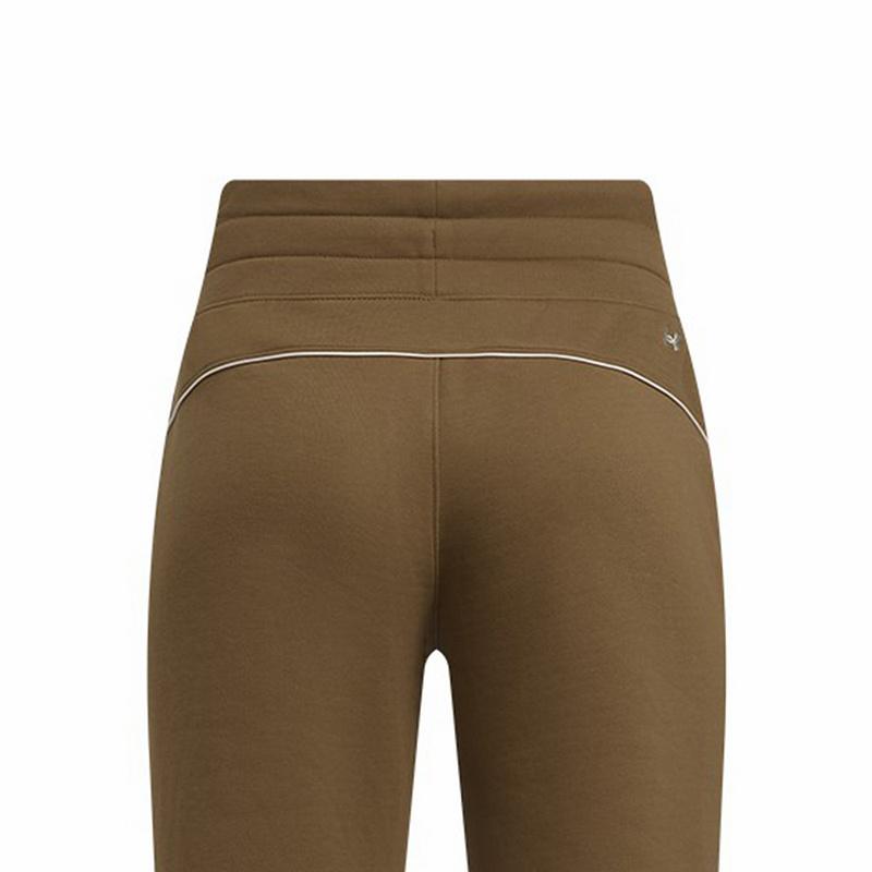 Under Armour Мягкие Удобные Приятные к коже Повседневные Вязаные Спортивные штаны на шнуровке Женские штаны Койот-коричневый 6005943-498