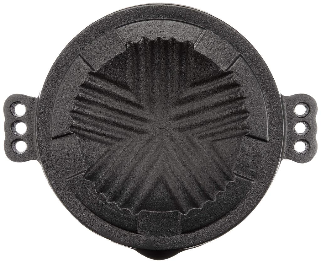 Железный горшок Чингисхан Sanwa Seiki Seisakusho, 22 см, без отверстий, чугунное литье QGV12122