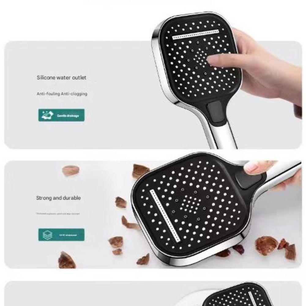 Large Panel Bathroom Accessories Large Flow Rainfall Shower Replacement Hand Shower Head Universal