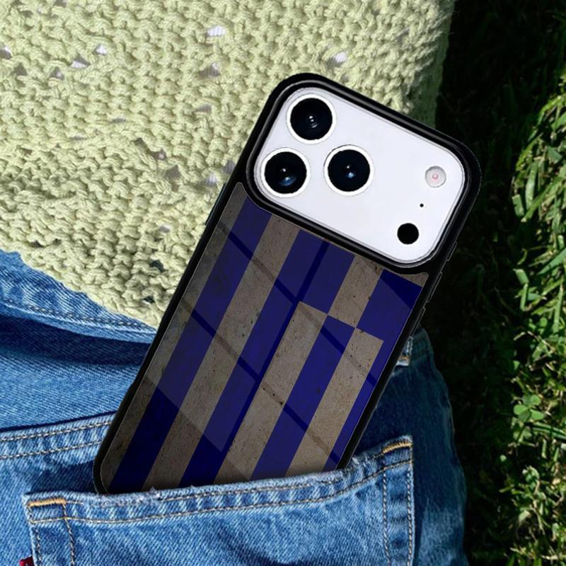 Греция Греческий флаг мягкий чехол для телефона Совместим с для IPhone 17air 16e 15 14 13 12 11Pro Max 17 Air