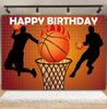 Boy's birthday party, basketball court theme, background decoration, passionate sports meet, photography props, posters, banners