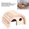 Hamster Wooden House Cute Arch Shape Warm Safe Sturdy Guinea Pig Wooden House for Hamsters Gerbils Rats Small Animals