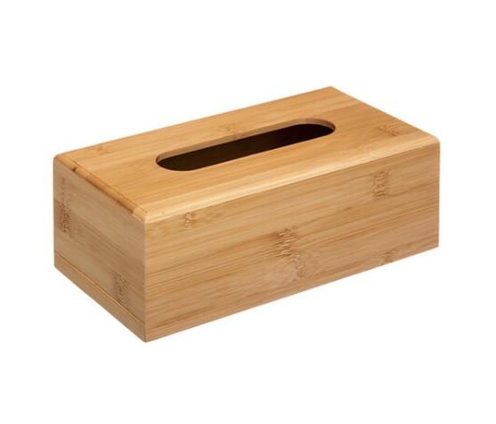 Bamboo tissue box container, tissue dispenser