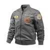 Вышитая куртка с хлопком/тонким хлопковым пальто ВВС Ma1 Pilot Jacket Мужская летная куртка