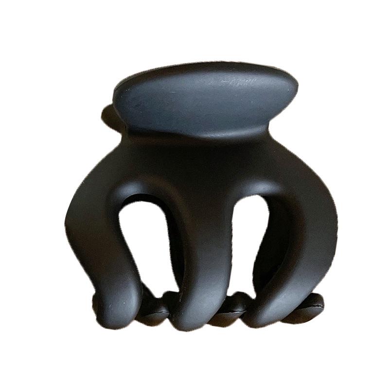 Набор из 30 плюшевых заколок для волос кофейного цвета на осень/зиму: Зажимы-крабы и резинки для хвоста