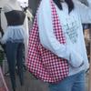 Легкие клетчатые сумки под мышкой Винтажная женская сумка для отдыха Сумка на одно плечо для покупок