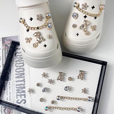 Съемные аксессуары для обуви Diamond Bear - Декоративные пряжки и цепочки