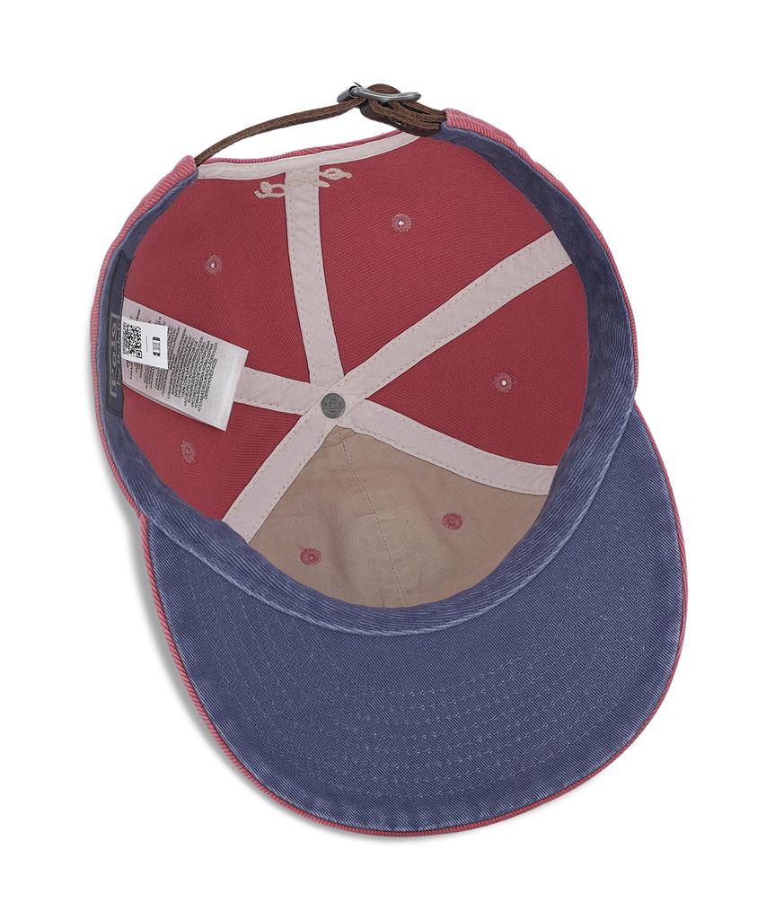 POLO RALPH LAUREN Твиловая бейсболка с логотипом Ralph - Темно-красный