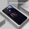 Темный чехол для OnePlus Nord 3 5 6T 7 Pro 8 12 10T Reno8 Lite 5G 10R Nord N30 Жесткий чехол из закаленного стекла для телефона Черный