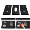 3 Pieces Gas Stove Gas Stove Mat Protective Cover 5-Hole
