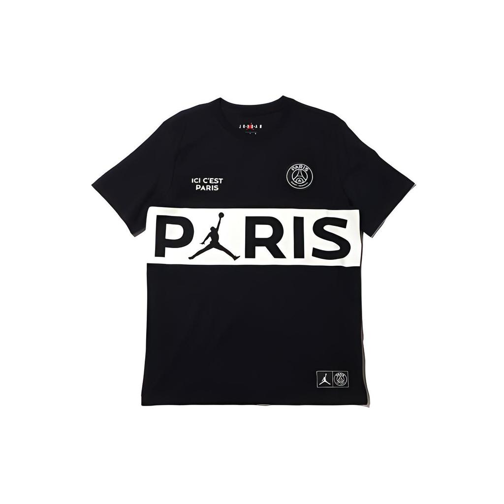 Jordan Мужская футболка X PSG Черная BQ8390-010