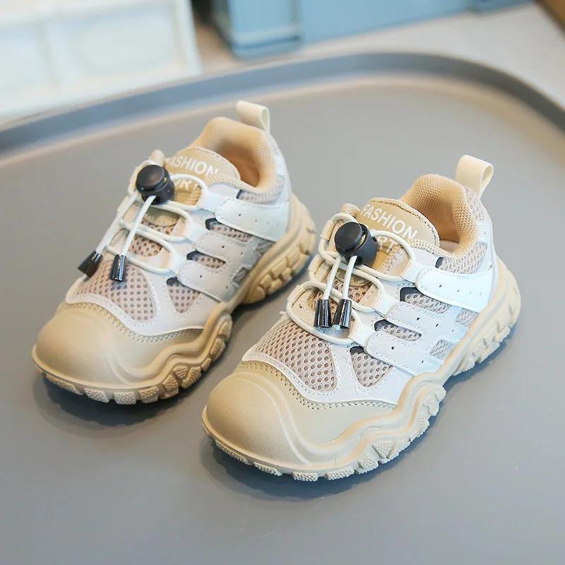 Children's Sneakers for Boy 2024 New Kids Causal Basketball Shoes Fashion Breathable Chunky Girls School Running Sports Shoes