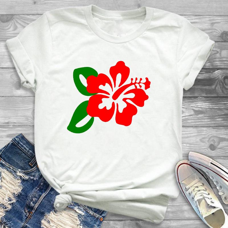Sunflower Painting Flowers Womens Female Graphic T Shirt Women 90S Harajuku Kawaii Fashion T Shirt Streetwear