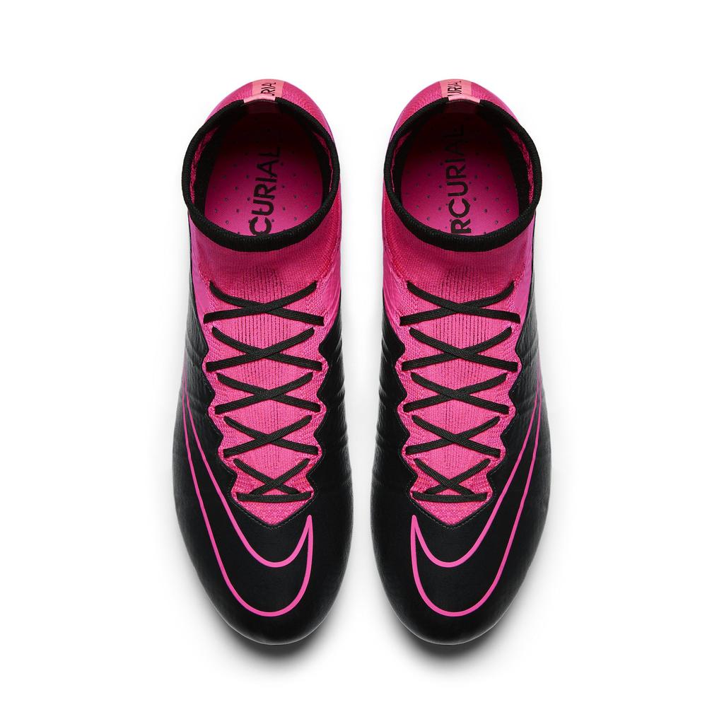 Nike Mercurial Superfly 4 Tech Craft FG черные гипер-розовые мужские кроссовки Pink-Pow 747219-006