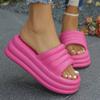 Fashion Women's Shoes Platform Slippers for Women Summer Comfort Soft Sole Beach Shoes Slides Woman Thick Bottom Non-Slip Sandals Ladies