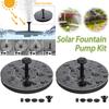 1W Floating Solar Powered Water Fountain Pump Lift 35-50CM Free Standing Floating Birdbath Water Pumps for Water Feature Outdoor