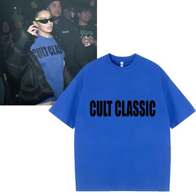 Культовый Классический Футболка Charli Xcx Тур 2024 Альбом Brat Мода Мужская Женская Высокое Качество Хлопок Повседневная Оверсайз Короткий Рукав