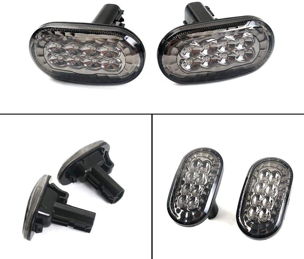 Suzuki New Jimny JB64W JB74W Светодиодный боковой указатель поворота Боковой габаритный фонарь Дымчатая линза Крыловой фонарь Чип 3030SMD Высокая яркость Мигающий Оригинальный тип замены