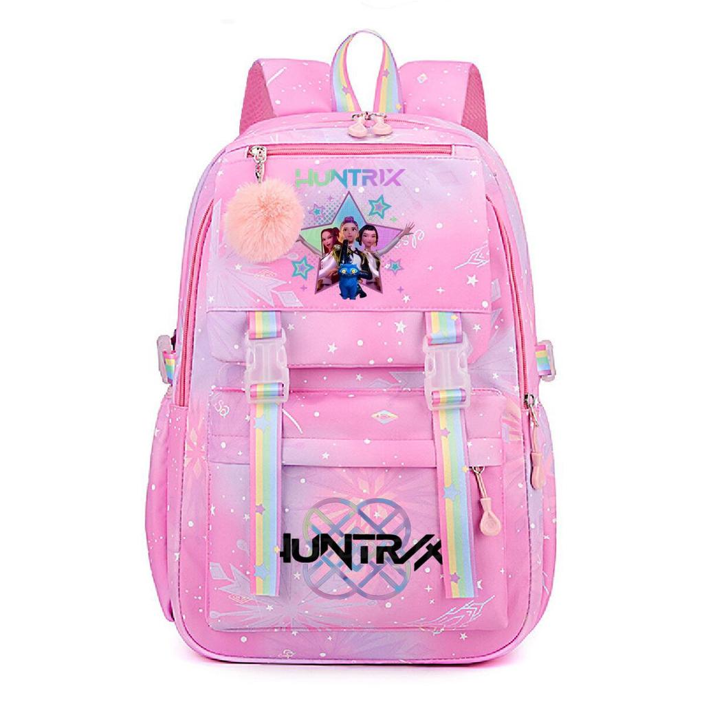 Animation Cartoon Peripheral Printing Korean Version Trend Burden Reduction Backpack Large Capacity Student Leisure Bag