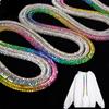 1PCS Round Rhinestone Shoelaces Rainbow Diamond Shoelace for Sneakers AF1 Dunk Sb Laces DIY Trouser Hoodie Dress Belt Accessorie