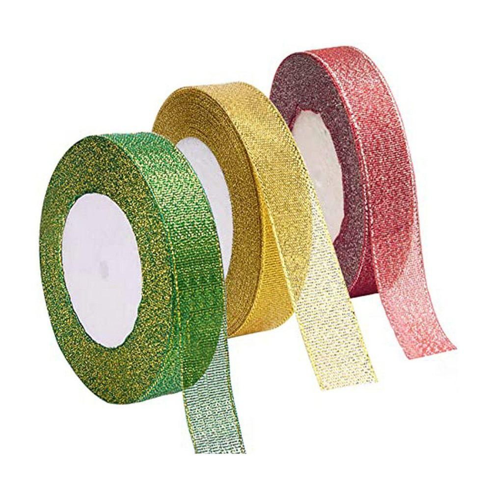 22M Glitter Satin Ribbons Double Face Gift Wrapping Universal Bow Trim Wedding Party