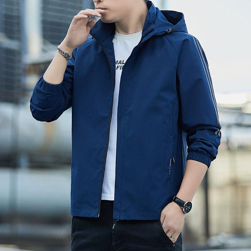 Пальто мужская куртка, штурмовой костюм мужской красивый повседневный с капюшоном рабочая одежда