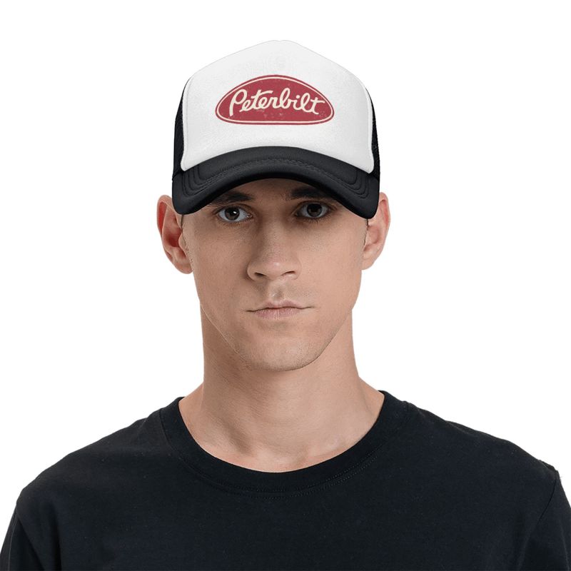 Мужские сетчатые бейсболки Peterbilt Truck Racing, унисекс, хип-хоп, регулируемая кепка snapback, женские летние повседневные кепки от солнца
