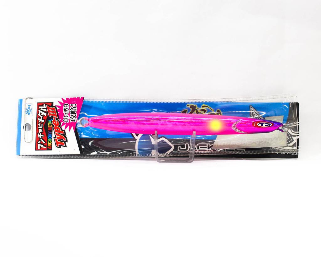 Jackall Металлический джиг-приманка Anchovy Type 3 Flutter 250 грамм Saber Pink (0224)