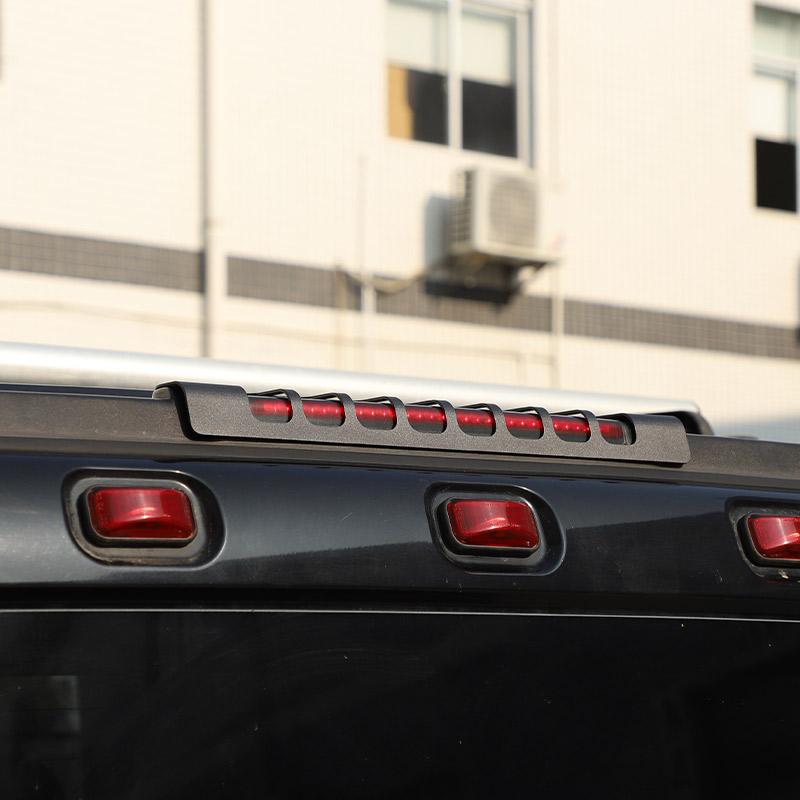 Для Hummer H2 2003-2009 Алюминиевый Сплав Черный Автомобиль Высокий Стоп-Сигнал Защитная Сетчатая Крышка Аксессуары для Внешнего Вида Автомобиля