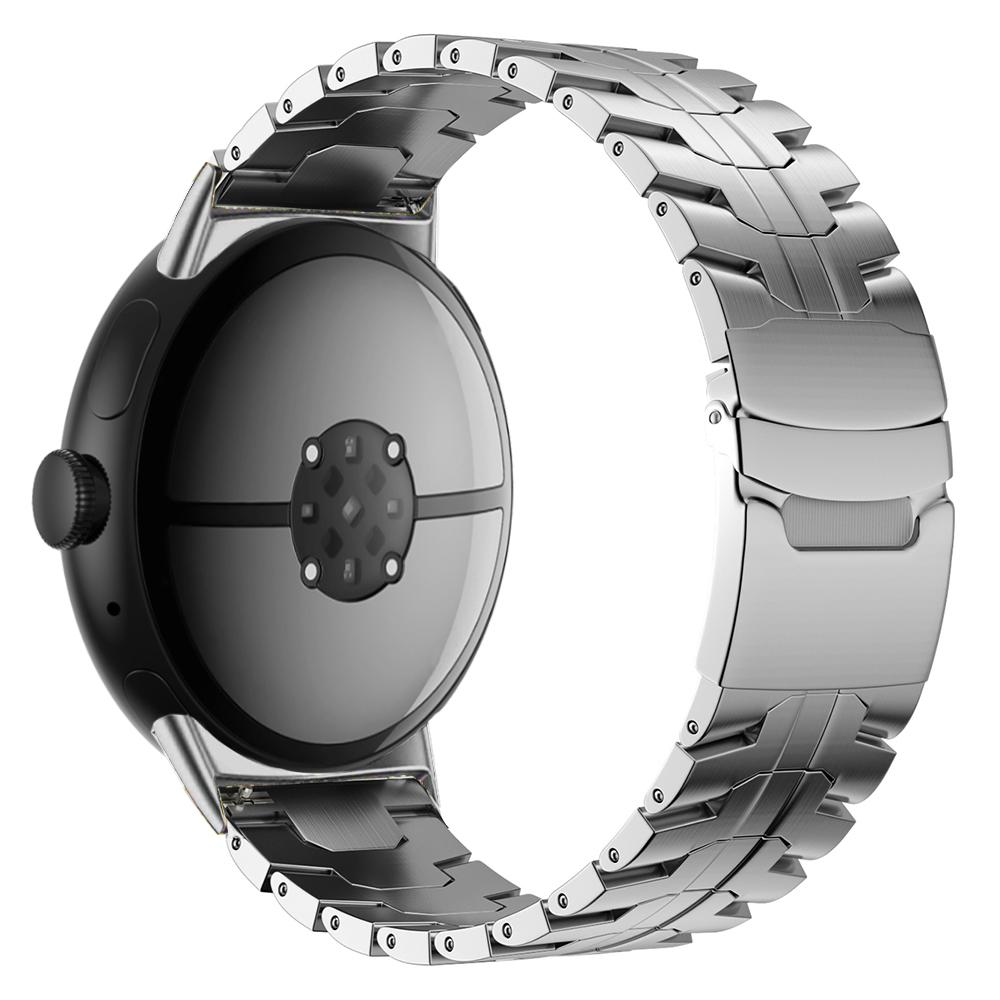 Titanium Alloy Watch Strap for Google Pixel Watch 4 45mm/3 45mm Wristband with Stainless Steel Buckle