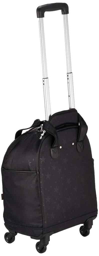 Soft zipper suitcase in a variety of 23L 44 cm 2kg PN27 Star Black [Siffle] colors, carry-on possible,