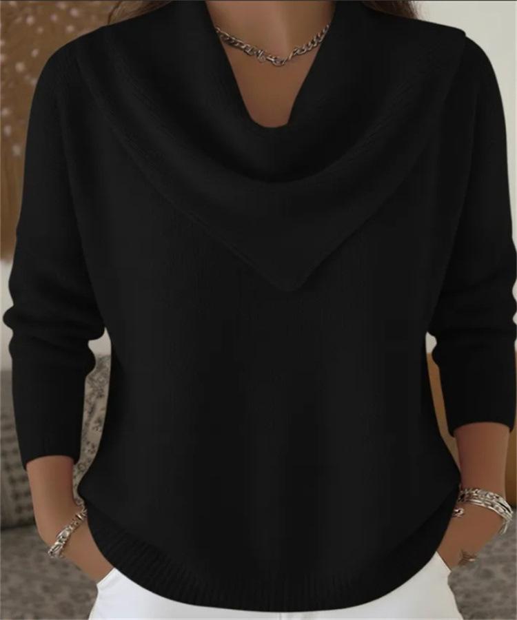 Свободный пуловер с V-образным вырезом, вафельной вязки, однотонный, для моды Осень/Зима 2025