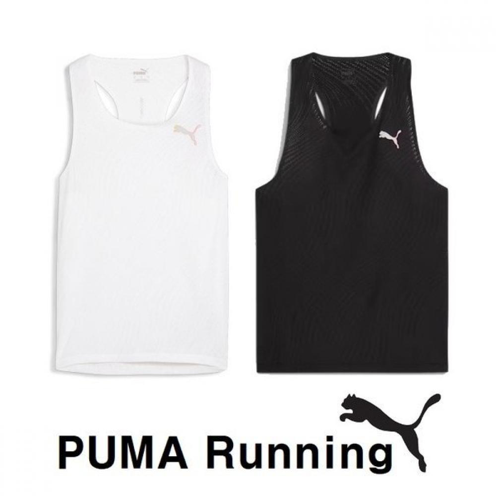 Puma Мужская майка для бега и марафона без рукавов cloudSpun Singlet Run ultraSpun Singlet 525455 02 74