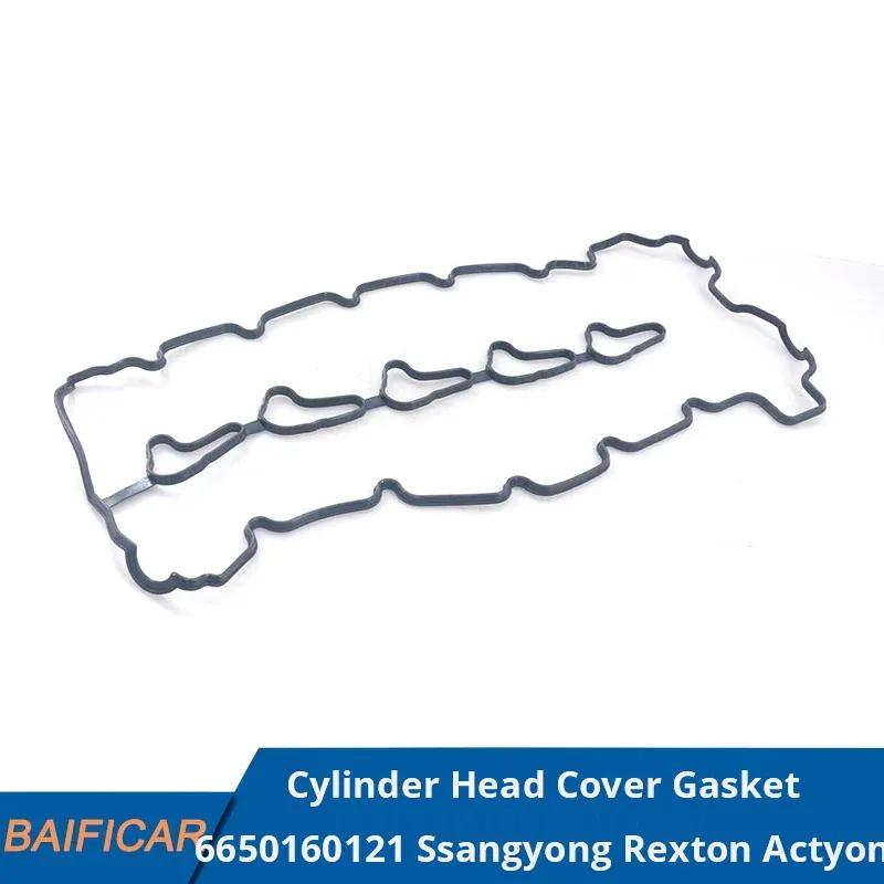 Baificar Brand New Cylinder Head Cover Gasket 6650160121 For Ssangyong Rexton Actyon Kyron Stavic