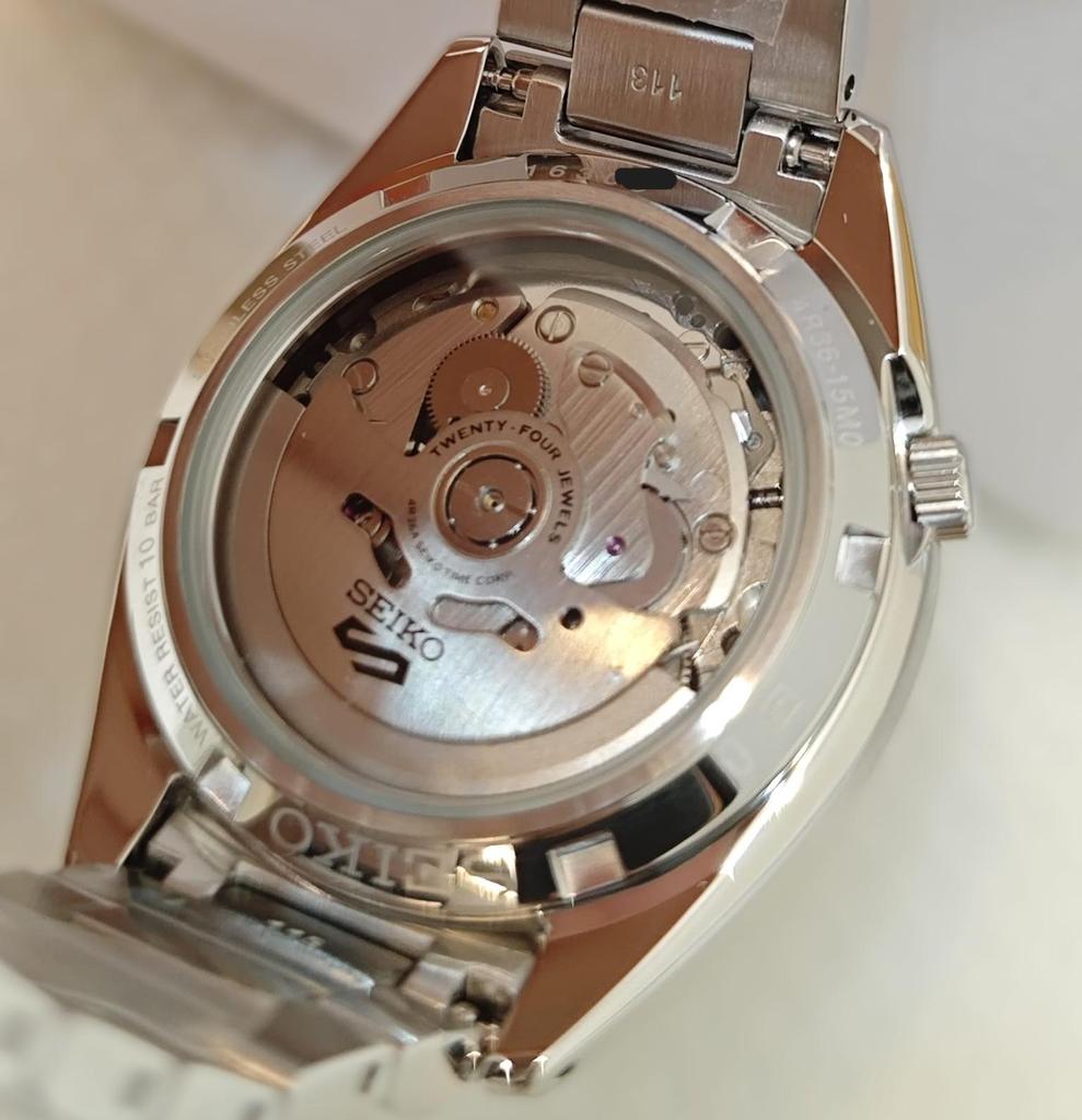 Seiko Мужские механические часы 5 Sports с темно-синим циферблатом SRPK87K1
