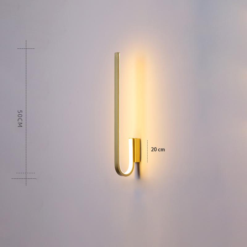 Led Modern Bedside Wall Sconce Lamp Simple Living Room Bedroom Study Wall Light Stair Interior Background Decoration Wall Lamps